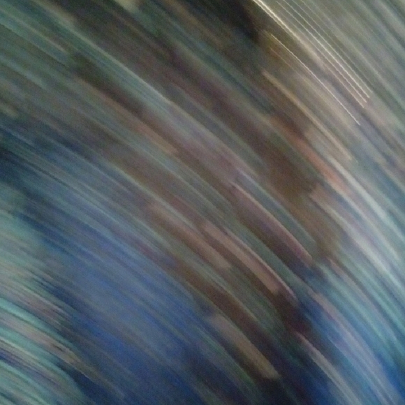 Womans 2XL Bulotus Vibrant Blue Graphic Short Sleeve Tunic Mandela Paisley Light - Picture 3 of 4